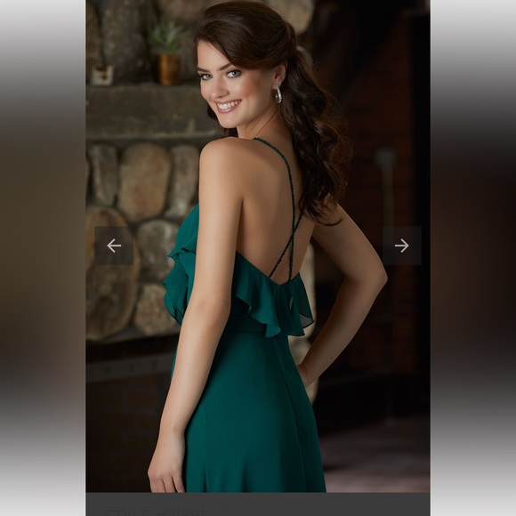 MORI Lee Bridesmaid Dress - Emerald - Picture 13 of 14